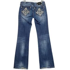 MISS ME BOOT CUT JEANS JP5335B5 SIZE 30 Embellished Pockets
